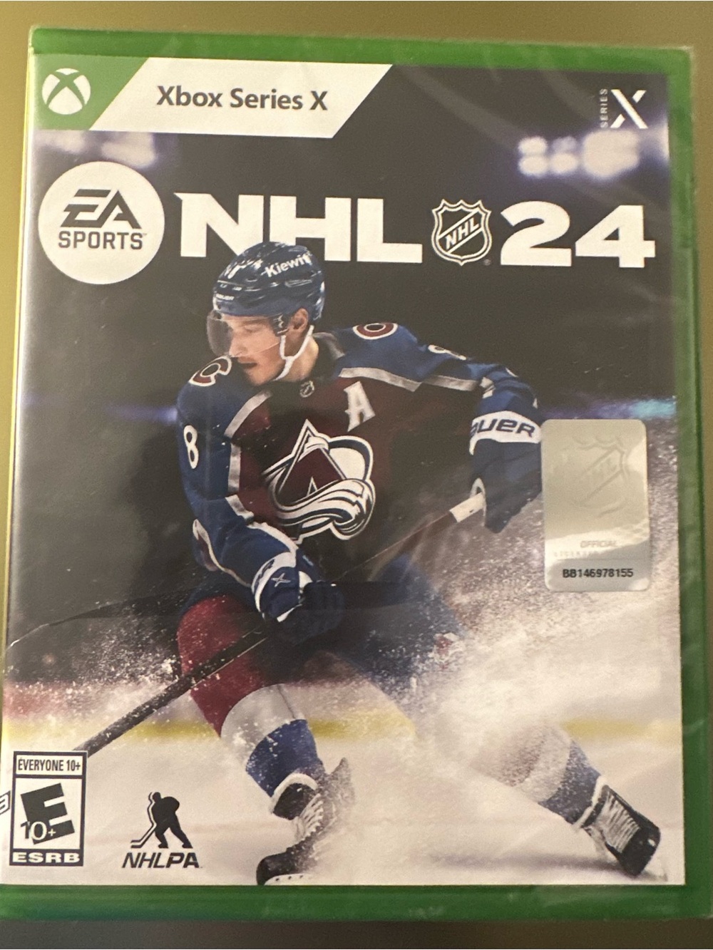 EA SPORTS NHL 24 Xbox Series X Game - Avalanche Cover - Blue & Burgundy
